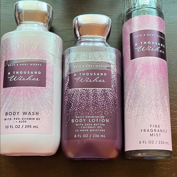 💕HP💕NWT! Bath & Body Works A Thousand Wishes Set - Picture 3 of 3